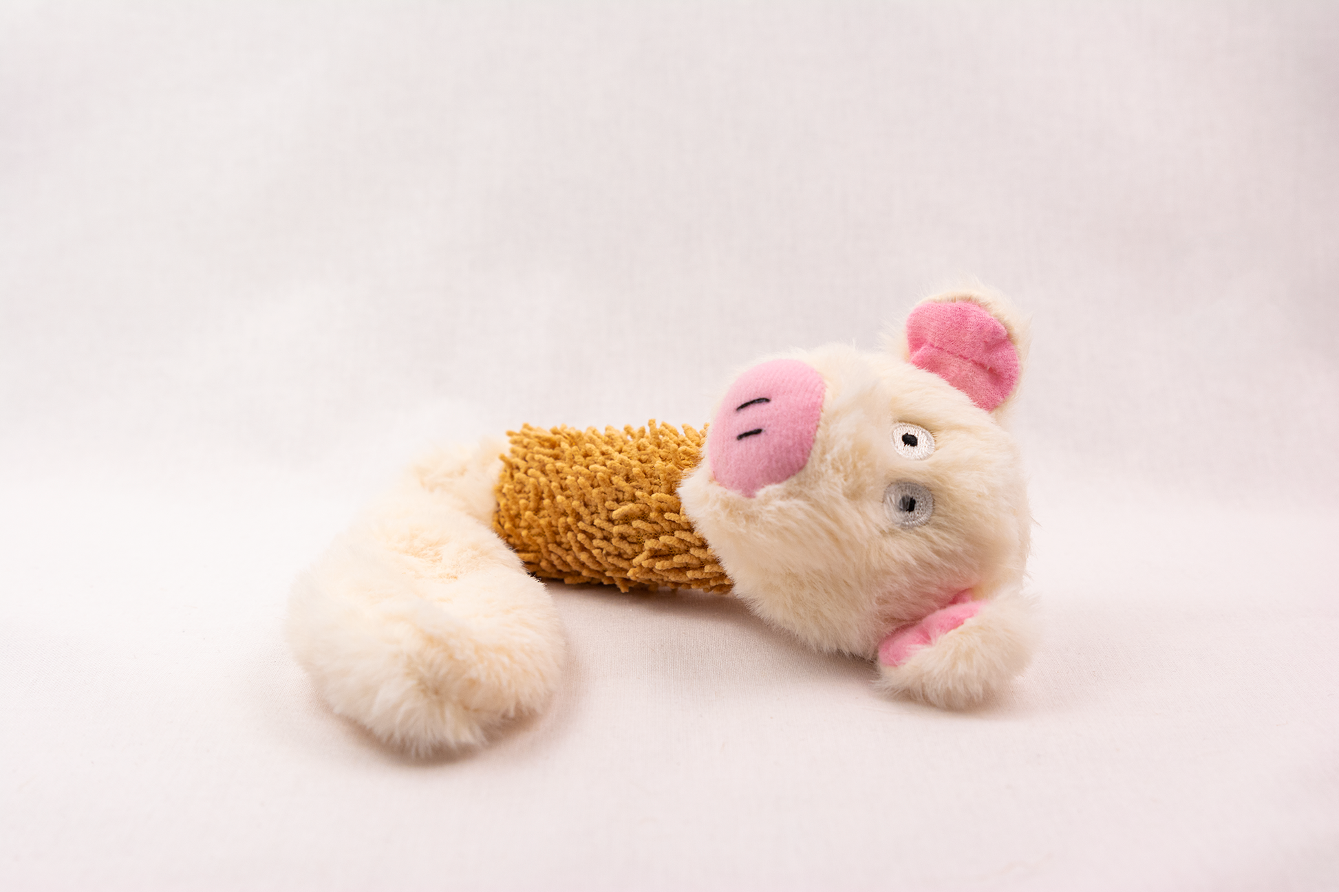 Plush dog pig toy