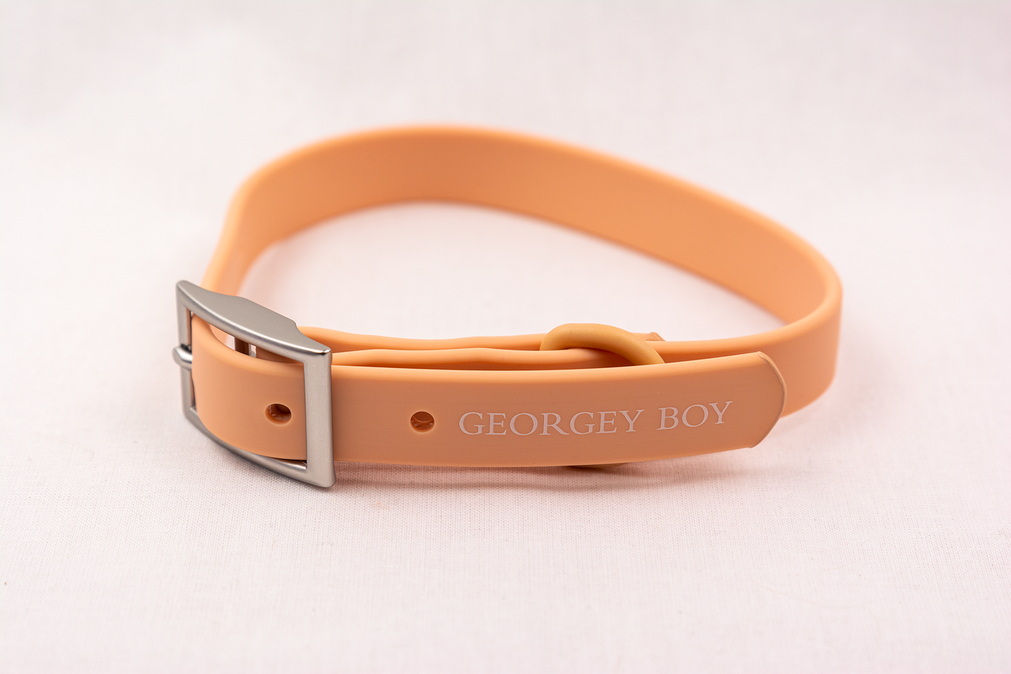 Blush Dog Collar Strong Silicone