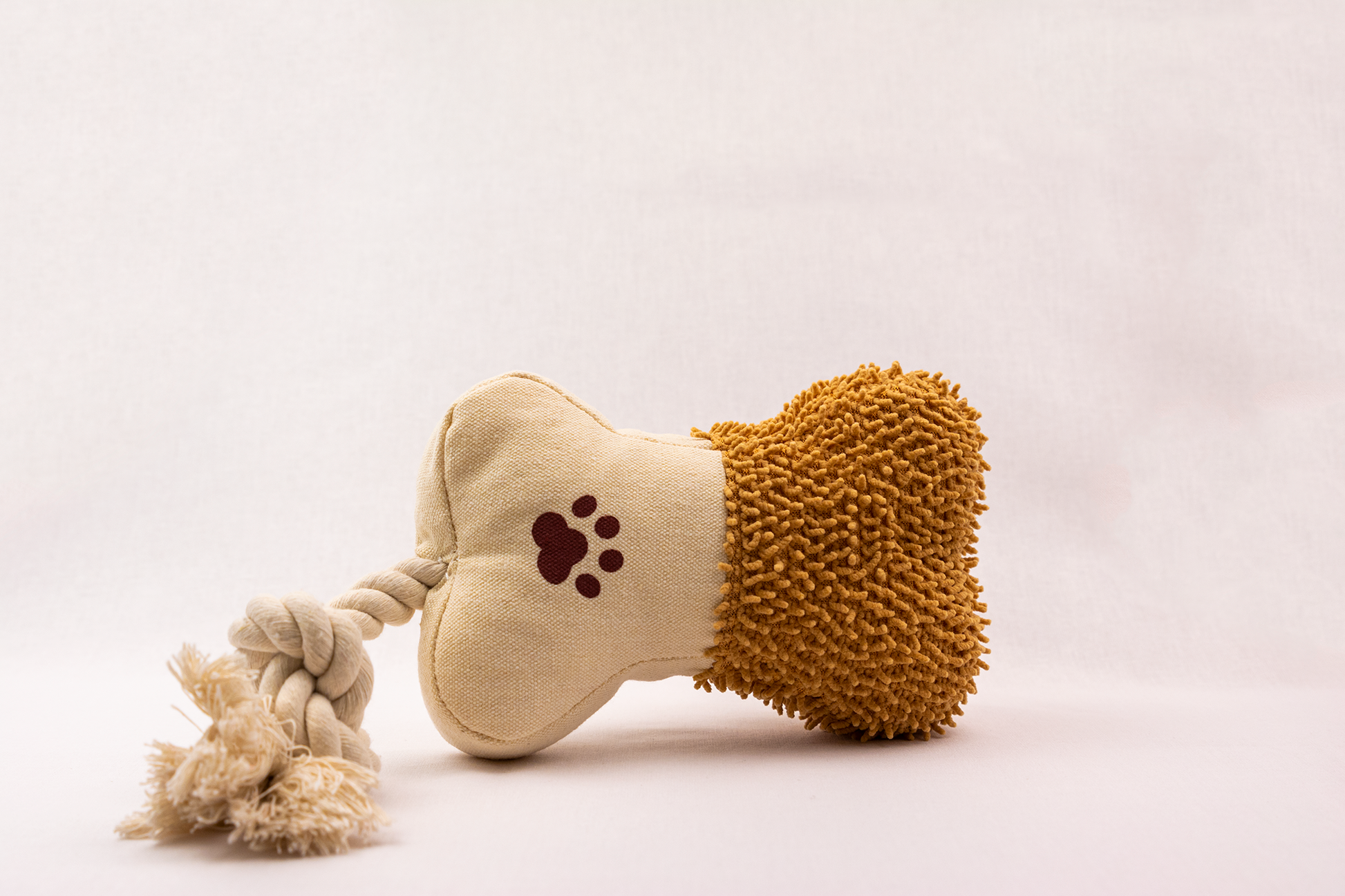 Textured dog plush teddy toy